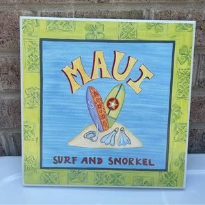 Maui Surf & Snorkel Artwork